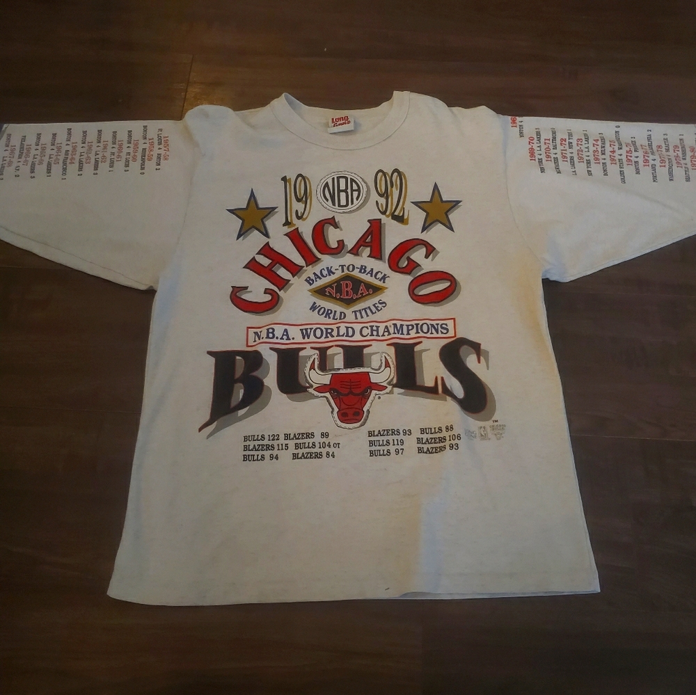 Chicago Bulls 1992 3/4 Shirt Large